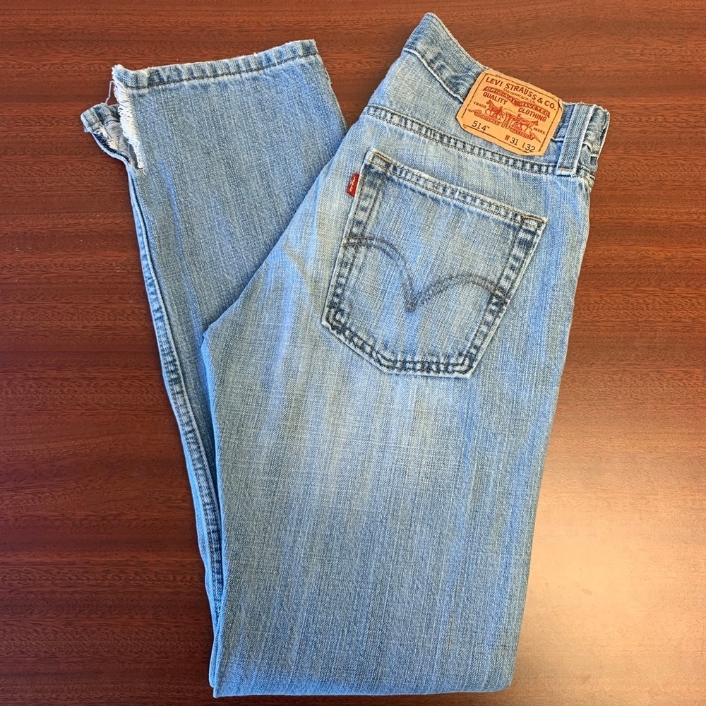 Vintage Men's 524 Levis Slim Straight 100% Cotton